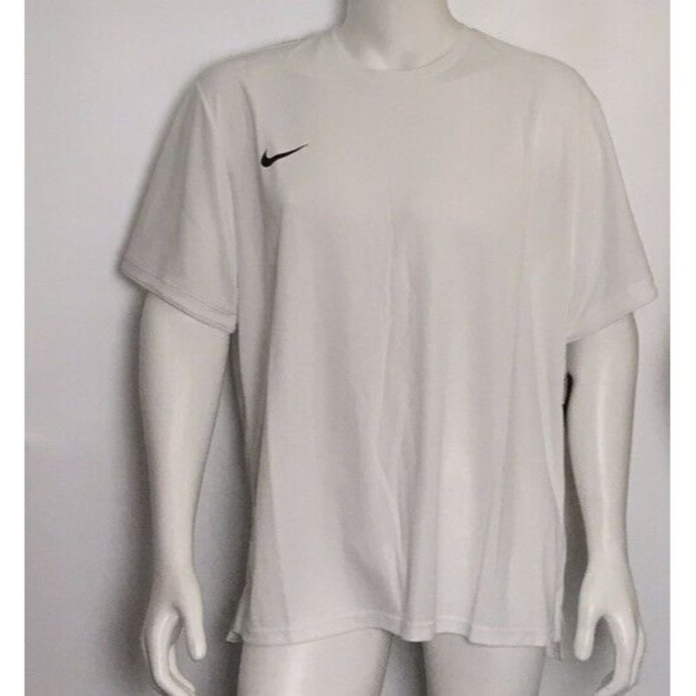 ⚒️Men’s NikeDri-Fit T shirt Shorts Sleeve White Size 2XL Style 840167-100